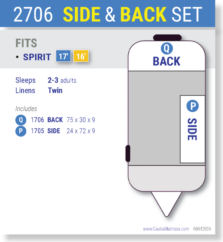 2706 SIDE & BACK SET