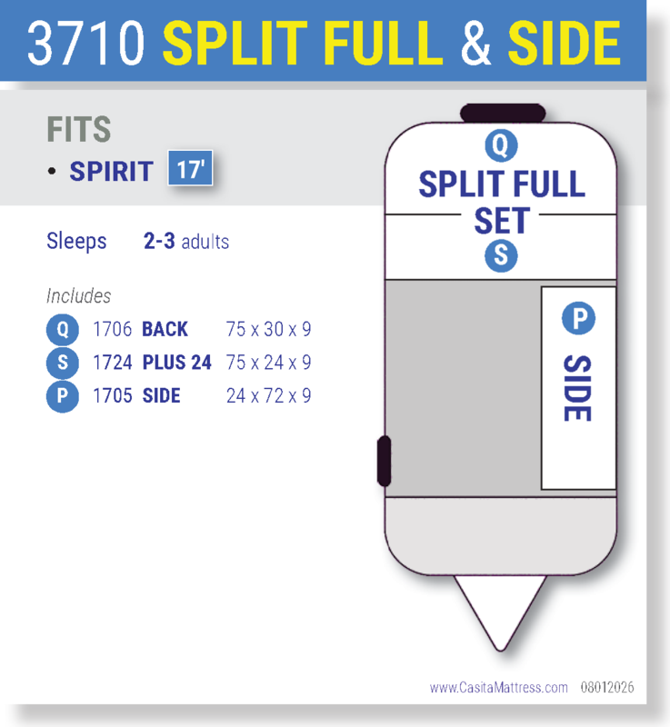 3710 SPLIT FULL & SIDE SET