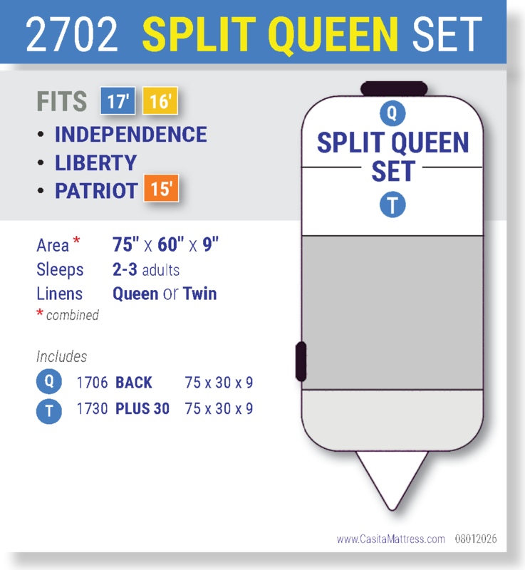 2702 SPLIT QUEEN SET