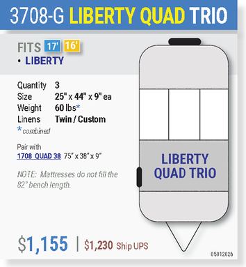 3708-G LIBERTY QUAD TRIO
